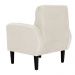 Kit 02 Poltronas Decorativa Luiza Para Escritório Veludo Bege - DS Estofados