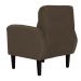 Kit 02 Poltronas Decorativa Luiza Para Escritório Veludo Marrom - DS Estofados