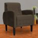 Kit 02 Poltronas Decorativa Luiza Para Escritório Veludo Marrom - DS Estofados
