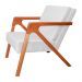 Kit 02 Poltronas Decorativa Monalisa para Sala Pequena Suede Branco