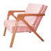 Kit 02 Poltronas Decorativas Monalisa para Sala de Estar Veludo Rosa