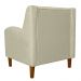 Kit 02 Poltronas Decorativas Munique Pés Trapézio Suede Bege - DS Estofados