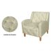 Kit 02 Poltronas Decorativas Munique Pés Trapézio Suede Bege - DS Estofados