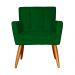 Kit 02 Poltronas Decorativas Onix Suede Verde - DS Estofados