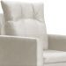 Kit 02 Poltronas Ligia Requinte Suede Bege - DS Estofados