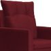 Kit 02 Poltronas Ligia Requinte Suede Bordô - DS Estofados