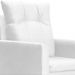 Kit 02 Poltronas Ligia Requinte Suede Branco - DS Estofados