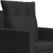 Kit 02 Poltronas Ligia Requinte Suede Preto - DS Estofados