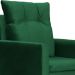 Kit 02 Poltronas Ligia Requinte Veludo Verde - DS Estofados