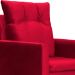 Kit 02 Poltronas Ligia Requinte Veludo Vermelho - DS Estofados
