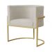Kit 02 Poltronas Luana Para Sala Suede Bege - DS Estofados
