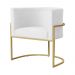 Kit 02 Poltronas Luana Para Sala Suede Branco - DS Estofados