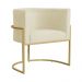 Kit 02 Poltronas Luana Para Sala Suede Marfim - DS Estofados