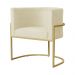 Kit 02 Poltronas Luana Para Sala Suede Marfim - DS Estofados