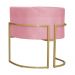 Kit 02 Poltronas Luana Para Sala Suede Rosa - DS Estofados