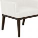 Kit 02 Poltronas Vitória Sala e Recepção Napa Branco - DS Estofados