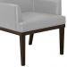 Kit 02 Poltronas Vitória Sala e Recepção Napa Cinza - DS Estofados