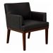 Kit 02 Poltronas Vitória Sala e Recepção Napa Preto - DS Estofados