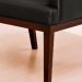 Kit 02 Poltronas Vitória Sala e Recepção Napa Preto - DS Estofados