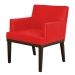 Kit 02 Poltronas Vitória Sala e Recepção Napa Vermelho - DS Estofados
