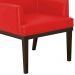Kit 02 Poltronas Vitória Sala e Recepção Napa Vermelho - DS Estofados