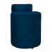 Kit 02 Puffs Redondo Athenas mais Jade Veludo Azul Marinho