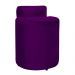 Kit 02 Puffs Redondo Athenas mais Jade Veludo Roxo