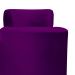 Kit 02 Puffs Redondo Athenas mais Jade Veludo Roxo