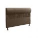 Kit Cabeceira Mais Calçadeira Baú King 195cm Para Cama Box Vitória Suede Marrom Claro - DS Estofados