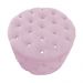 Kit Puff Redondo Clássico Capitonê Suede Rosa - DS Estofados