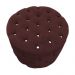 Kit Puff Redondo Classico Capitonê Suede Bordô - DS Estofados