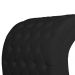 Maca Estofada Capitonê Corino Preto 80cm - DS Estofados