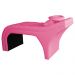 Maca Estofada Capitonê Corino Rosa 80cm - DS Estofados