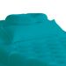 Maca Estofada Capitonê Requinte Suede Azul Turquesa 80cm - DS Estofados