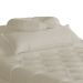 Maca Estofada Capitonê Requinte Suede Bege 80cm - DS Estofados
