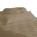 Maca Estofada Capitonê Requinte Suede Cappuccino 80cm - DS Estofados