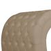 Maca Estofada Capitonê Requinte Suede Cappuccino 80cm - DS Estofados