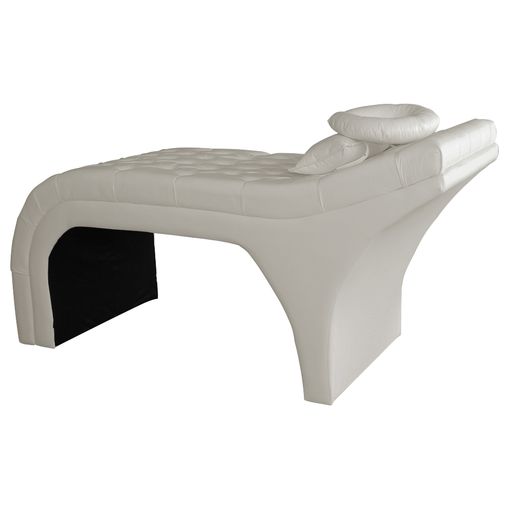 Maca Estofada Luxo Corino Bege 70cm - DS Estofados