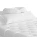 Maca Estofada Luxo Corino Branco 70cm - DS Estofados