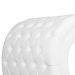 Maca Estofada Luxo Corino Branco 70cm - DS Estofados