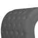 Maca Estofada Luxo Corino Cinza 70cm - DS Estofados