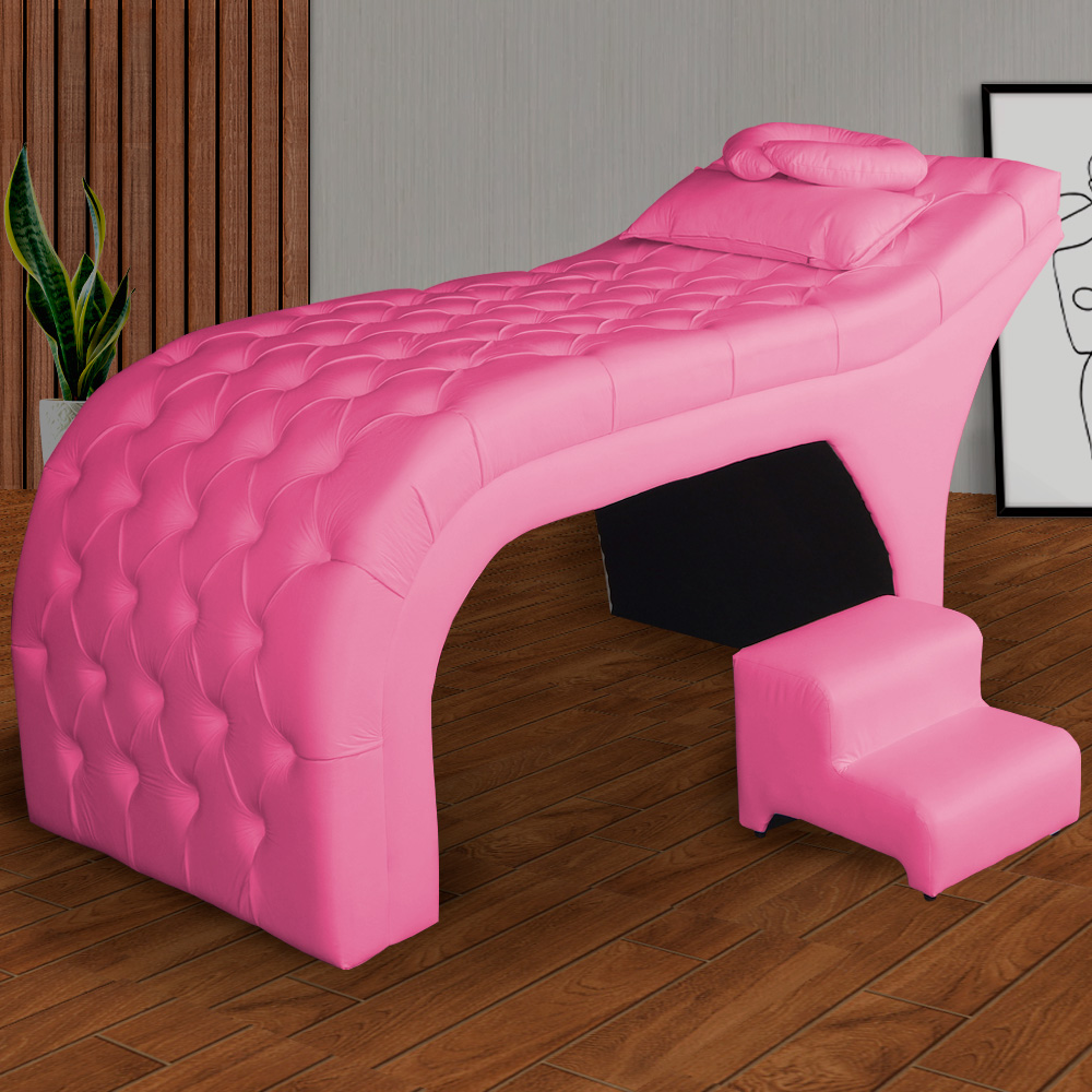 Maca Estofada Luxo Corino Pink 70cm - DS Estofados