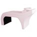 Maca Estofada Luxo Corino Rosa Bebê 70cm - DS Estofados