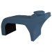 Maca Estofada Luxo Suede Azul Royal 70cm - DS Estofados