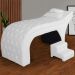 Maca Estofada Luxo Suede Branco 60cm - DS Estofados