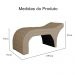 Maca Estofada Luxo Suede Cappuccino 60cm - DS Estofados