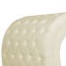 Maca Estofada Luxo Suede Marfim 70cm - DS Estofados