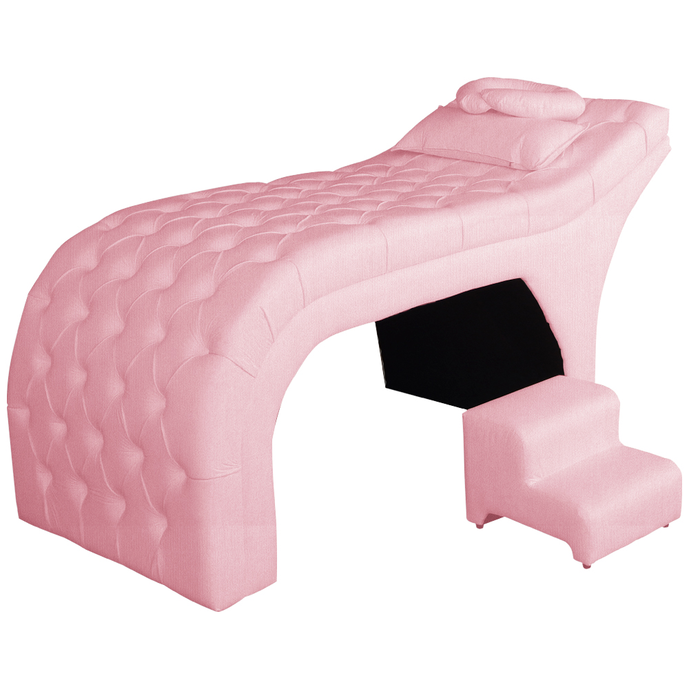 Maca Estofada Luxo Suede Rosa 60cm - DS Estofados