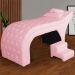 Maca Estofada Luxo Suede Rosa 60cm - DS Estofados