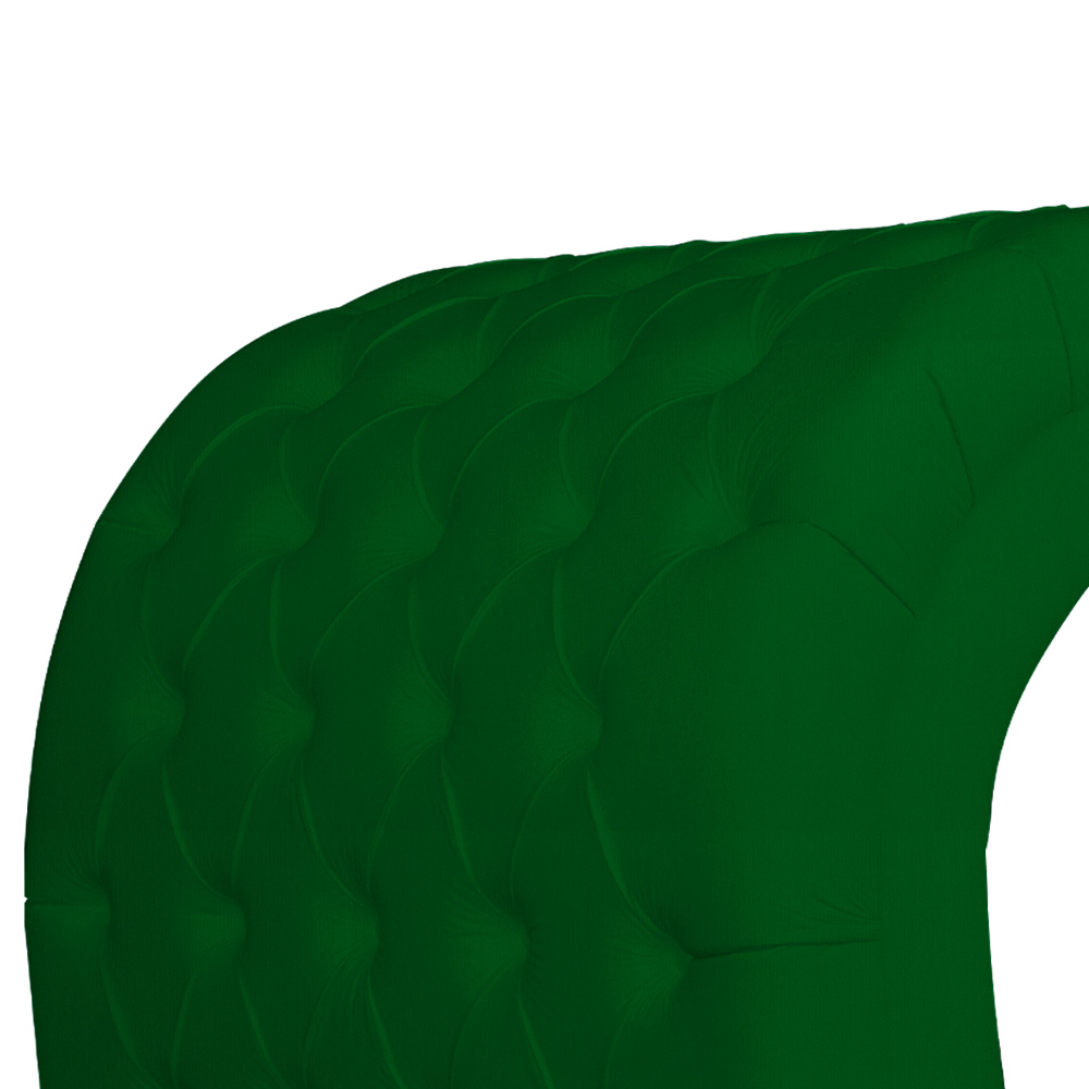 Maca Estofada Luxo Suede Verde 60cm - DS Estofados